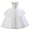 White, variant on ZHOGXU Kids Elegant Girls Sleeveless Color Block One Shoulder Lace Layered Tulle Ball Gown Princess Dress Birthday Party Outfit