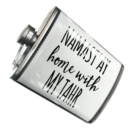 

NEONBLOND Flask Namast ay Home With My Tahr Simple Sayings