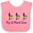thumbnail image 3 of Inktastic My 1st Mardi Gras Fleur De Lis Boys or Girls Baby Bib, 3 of 4