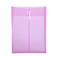 thumbnail image 5 of 10Pcs Legal Size File Bag with String Closure, Top Loading Envelopes Clear Folder Document Pouches for Office School, 5 of 9