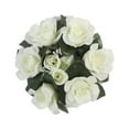 Efavormart 4 Pack Artificial Silk Rose Floral Candle Rings Party Event ...