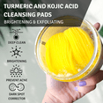 thumbnail image 2 of Brighten & Glow Turmeric & Kojic Acid Exfoliating Pads for Hyperpimentation, 30 Count, 2 of 8