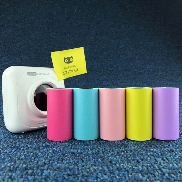Waterproof Thermal Paper High Strength Lightweight Sticker Fast Drying Wear-resistant Printer Paper Exquisite Appearance Photo Pink