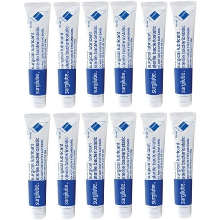 Genuine Surgilube Lubricant: 4.25 oz - Box of 12 Flip Top Cap