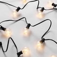 thumbnail image 2 of SAFAVIEH Jenica 25-Light G40 Black Metal Outdoor String Light, 2 of 7