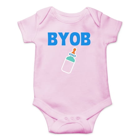 

BYOB- Bring Your Own Bottle Party at My Crib Tonight - Cute One-Piece Infant Baby Bodysuit