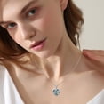 thumbnail image 3 of Cuoka Heart Locket Necklace 925 Sterling Silver That Can Hold 2 Pictures Celtic Knot Pendant Necklaces for Women Mom Wife Memorial Jewelry Birthday Christmas Valentine's Day Gifts, 3 of 7