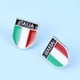 thumbnail image 2 of 2 broches con bandera nacional, de aleación, para solapa, estilo bisutería, para hombre y mujer (bandera de Italia)., 2 of 7