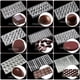 thumbnail image 2 of Moldes de Chocolate de policarbonato para hornear, herramientas de confitería para hornear dulces, redondos y cuadrados, 2 of 4