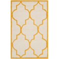 thumbnail image 1 of Safavieh Cambridge 5' X 8' Hand Tufted Wool Rug in Ivory and Gold, 1 of 10