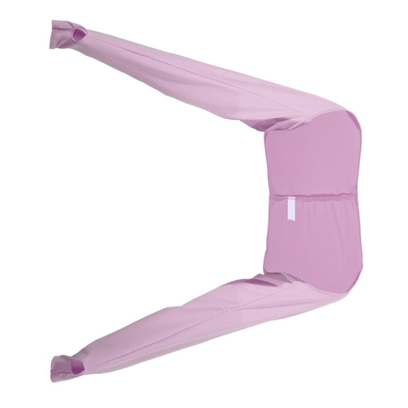 Unique Bargains Soft Sun Protection Arm Shawl Cooling Sleeve Polyester Arm Sleeve with Finger Hole for Women Golf Purple