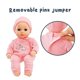 thumbnail image 5 of Baby Born My First Baby Doll Annabell - Ojos azules: Muñeca realista de cuerpo suave para niños de 1 año en adelante, ojos abiertos y cerrados, muñeca con biberón, 5 of 5