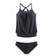 thumbnail image 4 of Toystoory Traje de baño para mujer Traje de baño dividido sexy Traje de baño de color sólido Calzoncillos superiores, Rosa, XL Traje de baño Negro L, 4 of 5