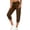 Brown, variant on Linen Pants for Women Plus Size Ladies' Casual Lace Up Elastic Waist Workwear Style Loose Mountaineering Cropped Pants Brown XL