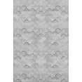 thumbnail image 2 of Addison Rugs Mayfield Washable Coastal Shells Gray Rectangle Rug, 10' x 14', 2 of 6