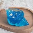 thumbnail image 6 of Handmade Fish Tail Conch Wax Candle, Coastal Decor Scented Diffuser, Blue-Green Jelly Wax Home Accent, 5-6 Hour Burn Time, 6 of 8