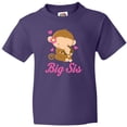 thumbnail image 3 of Inktastic Big Sis Monkeys Youth T-Shirt, 3 of 5
