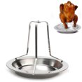 thumbnail image 1 of Chicken Rack Stainless Steel Roaster Rack Chicken Roaster with Drip Pan, 1 of 10