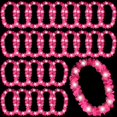 thumbnail image 1 of Collar de flores Sherr con luz LED, 24 unidades, 100 cm, color rosa, 1 of 7