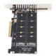 thumbnail image 5 of Adaptador PCIE, tarjeta adaptadora Dual M.2 Adaptador PCIE dual Tarjeta adaptadora Tecnología innovadora, 5 of 9