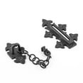 thumbnail image 5 of Renovators Supply Door Chain Lock 5 in Black Wrought Iron Chain Door Latch w/Screws, 5 of 9