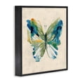 thumbnail image 2 of Stupell Industries Vivid Abstract Butterfly Wings Animals Painting Black Framed Art Print Wall Art, 17 x 17, 2 of 7