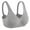 Gray, variant on Curyon Women's Comfort Cotton Wireless Lift Non Padded Plus Size Bras,40B
