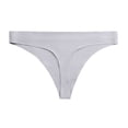 thumbnail image 3 of VOENXE Seamless Women Underwear Thongs,No Show Ladies Thong,Breathable Soft Panties,5-Pack, 3 of 5