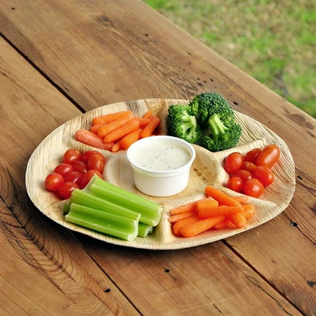 Easter Veggie Tray Our LIttle Bunny is Turning One Party Supplies (1 Tray). Palm Leaf Vegetable Tray. 7 Compartment Tray. ()