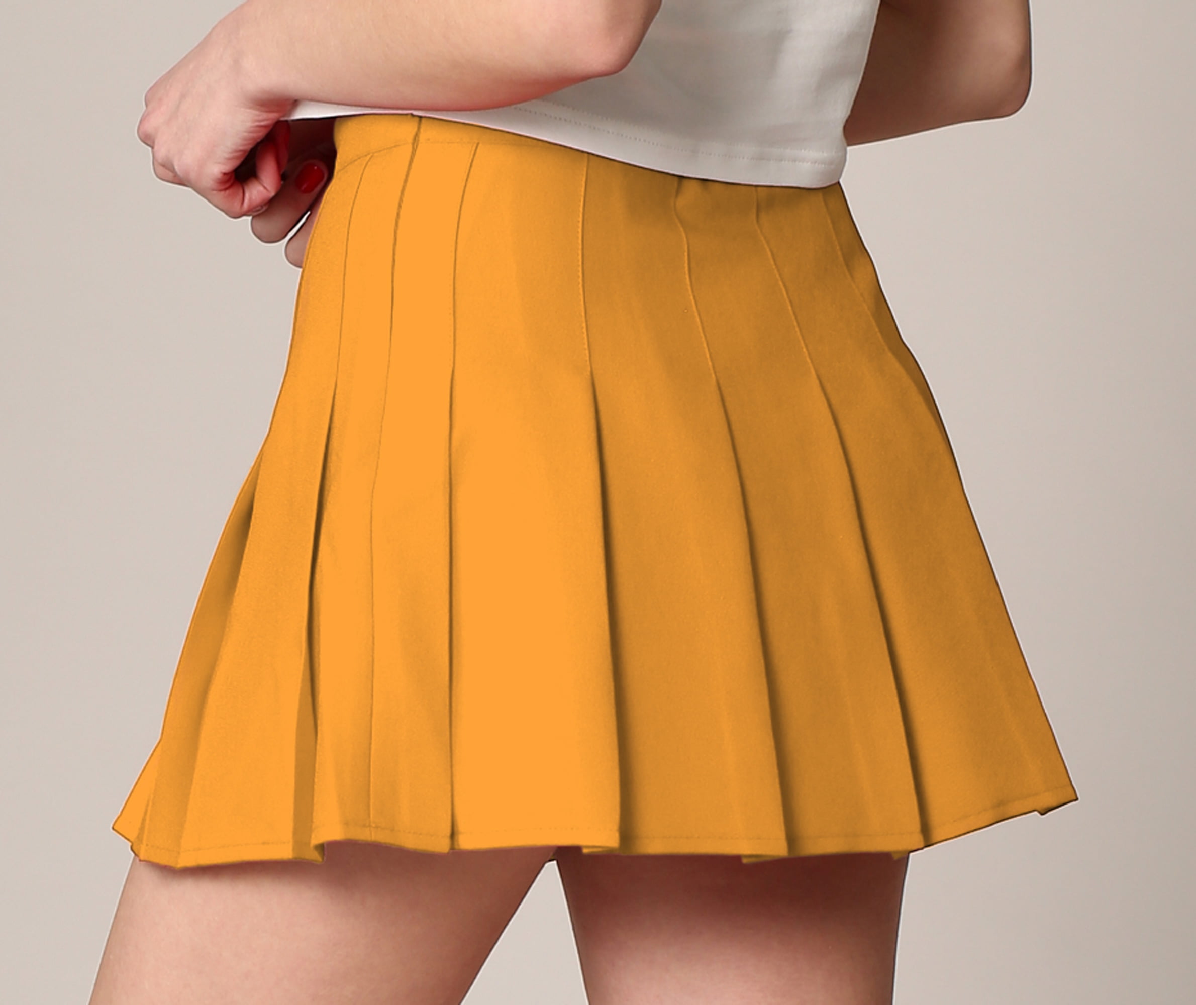 Pleated tennis top skirt xayah
