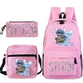 thumbnail image 2 of Disney Stitch-mochila de gran capacidad para niños, conjunto de 3 piezas de dibujos animados, mochila ligera para estudiantes Fivean unisex, 2 of 2
