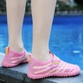thumbnail image 6 of Huowey Child Toddler Water Shoes Quick Dry Non- Beach Barefoot Lightweight Sport Aqua Pool Socks Hiking Athletic Sneakers Lightweight Sport Shoes,Pink,32, 6 of 9