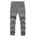 thumbnail image 2 of SILVERCELL 5-13T Kids Boys' Vintage Ripped Straight-Leg Jeans Destroyed Distressed Washed Denim Jeans Casual Streetwear Long Pants, Sizes 5-13 Years, 2 of 7