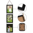 thumbnail image 5 of MEBRUDY 5x7 Picture Frame Collage, 3 Openings Wall Hanging Photo Frames Set of 2, Black,, 5 of 6