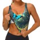 thumbnail image 3 of Balery Enchanted Forest Butterfly A Sujetadores deportivos con espalda cruzada para mujer, acolchados, sin costuras, de alto impacto, ideales para yoga, gimnasio, entrenamiento y fitness.-XX-Large, 3 of 8