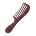 thumbnail image 2 of Purpleheart with Handle Hair Massage Detangling Brush Wide Toothed, 2 of 6