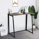 thumbnail image 2 of Escritorio Plegable Rectangular HOMEMAKE FURNITURE Industrial Clásico Color Nogal 80*40*74 cm, 2 of 6