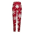 thumbnail image 5 of HUJlwoi Christmas Leggings for Women Printed High Waisted Soft Comfy Yoga Pants for Gym Workout Running Fashion Tights, 5 of 5