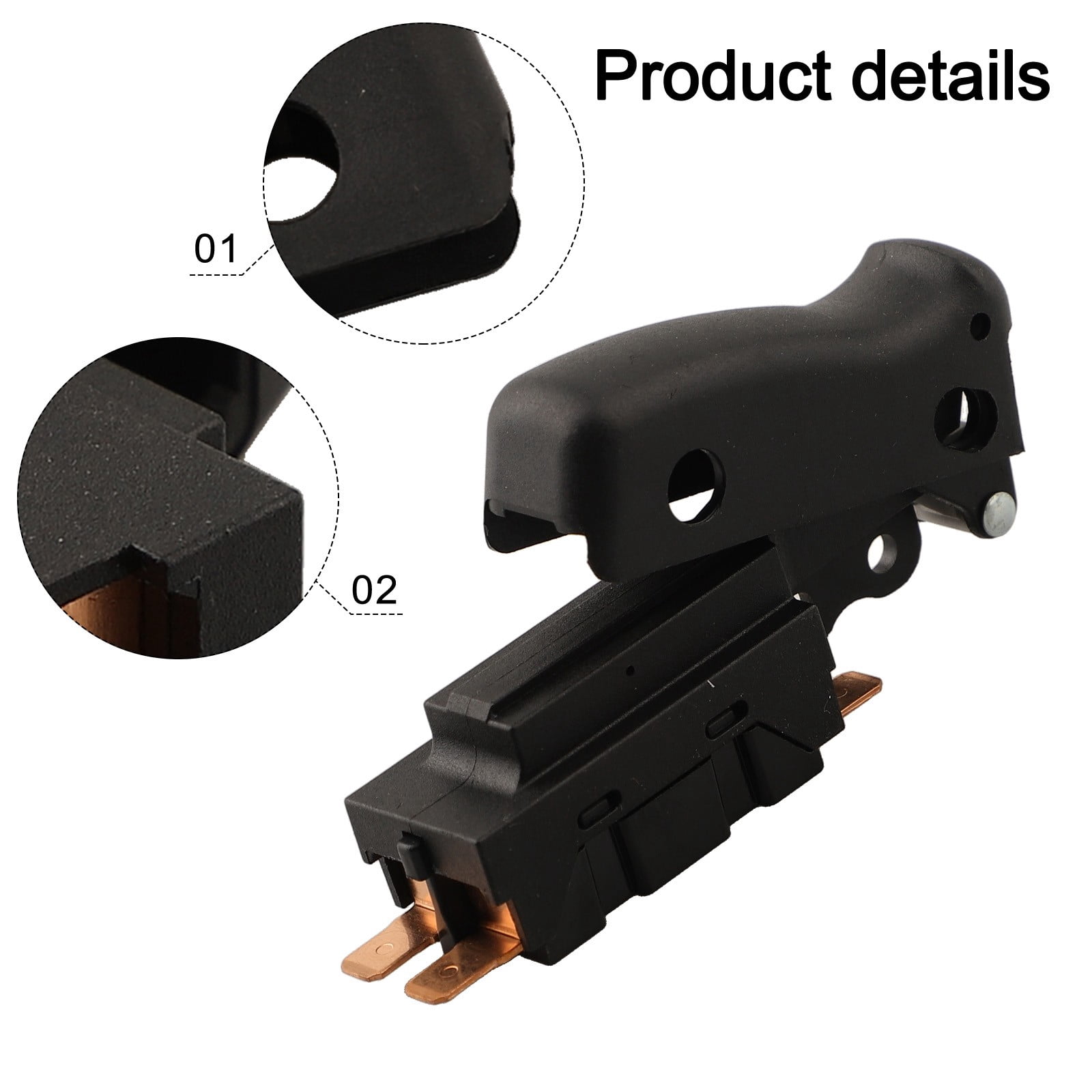 Overhang Type Trigger Switch 391926-01 391926-00 For Dw703 Dw705 Dw713 Miter Saw Fangkenuo