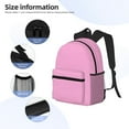 thumbnail image 5 of Gaeub Pink School Backpack Waterproof Bookbag for Men Women College High School Bags, 5 of 8