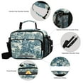 thumbnail image 3 of FORMRS Student Lunch Bag Insulated Reusable Cooler Box with Zipper Pockets, Green Flourishing Garden, 3 of 9