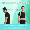 thumbnail image 4 of Teeuard Adjustable Posture Corrector for Men&Women-Lumbar, Pain Relief Back Brace-Grey-Large, 4 of 9