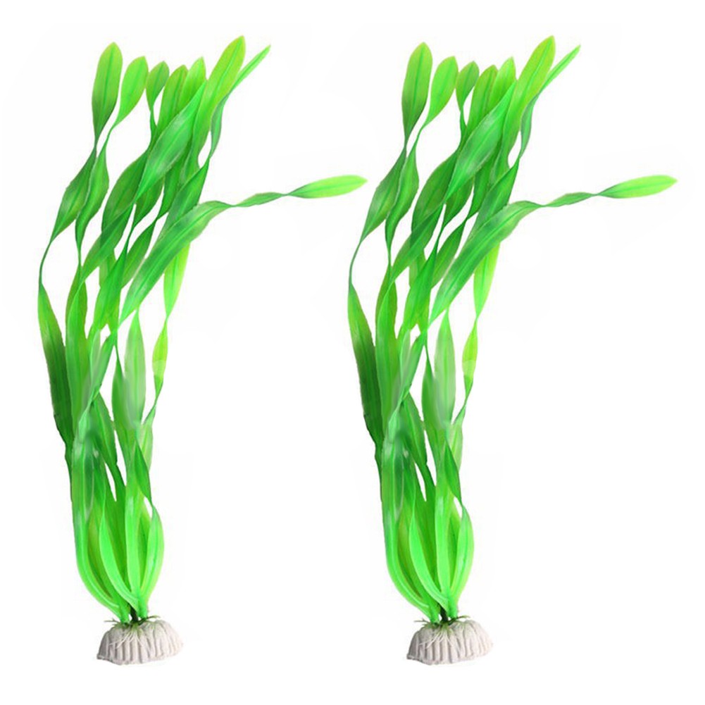 Mduoduo 2 Pcs Artificial Water Plants Plastic Fish Tank Aquarium