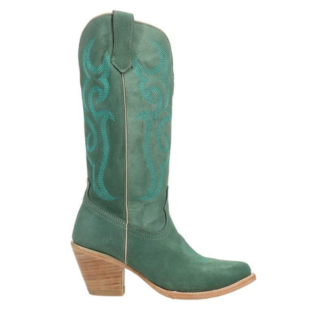 

Ferrini Womens Quinn Embroidered Snip Toe Cowboy Casual Mid Calf Boots