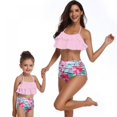 thumbnail image 3 of Mother Daughter Swimsuit Family Matching Girls Swimwear Women Bikini Bathing Suit Set, 3 of 8