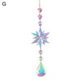 thumbnail image 1 of Boc Pendentif de Voiture Flocon de Neige Transparent Finition Fine Grande Robustesse Large Application Décorer Réutilisable Cristaux Colorés Faux Gla, 1 of 10