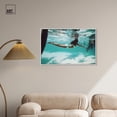 thumbnail image 2 of Art Remedy Retro Photography Canvas, 36" x 24", White Frame, Underwater Beauty, 2 of 7