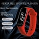 thumbnail image 2 of Reloj electrónico LED deportivo informal resistente al agua con luz blanca táctil para parejas de estudiantes de moda, 2 of 6
