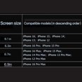 thumbnail image 6 of SHANJIGUANG 2 Pack Privacy Screen Protector for iPhone 15/16Pro Max 16Plus Tempered Glass Film Anti-Spy 9H Easy to Install, 6 of 9