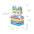 thumbnail image 3 of LEFTHIGH Home Hand Folding Cute Rabbit Colorful Gift Box Easter Packaging Paper Box for Candy 10 per Pack 13.5x8x5.5 cm Home Goods, 3 of 7